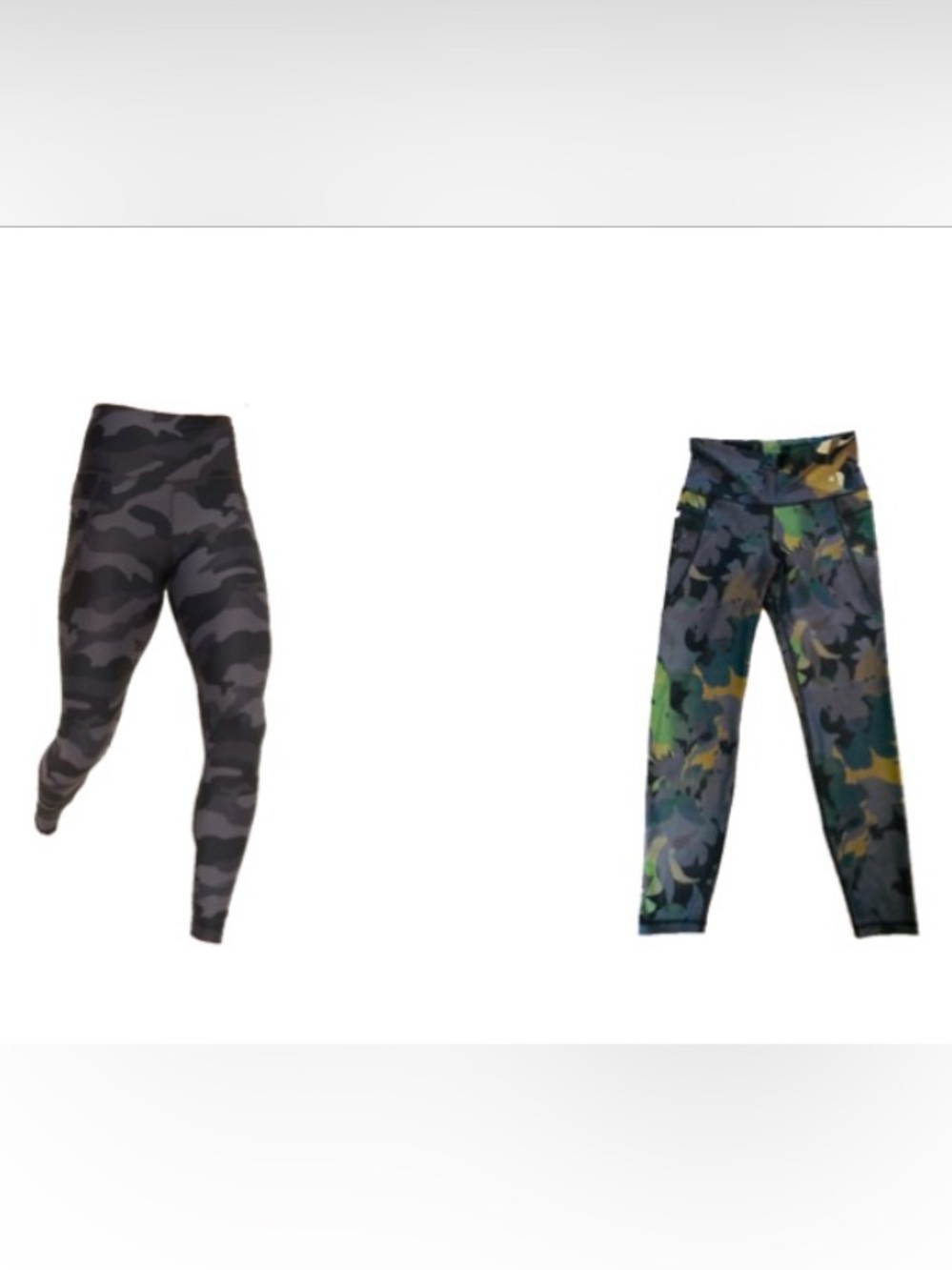 Old Navy Elevate 7/8 Leggings - Grey/Green